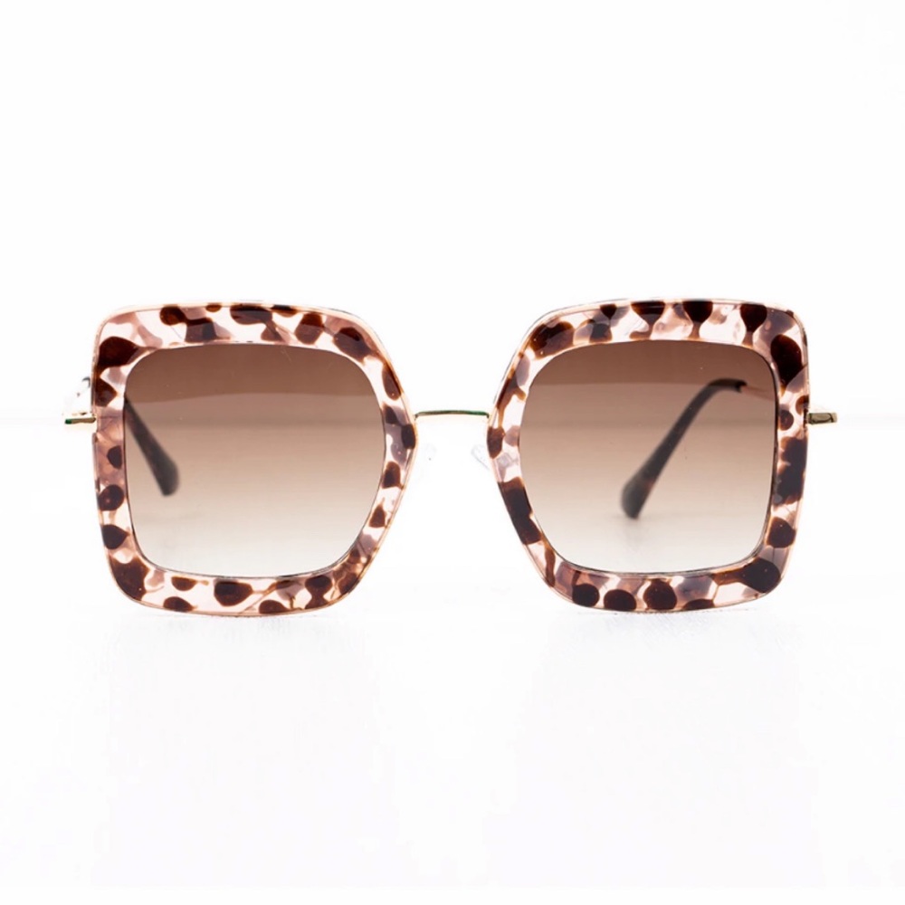 Leopard Print Sunglasses
